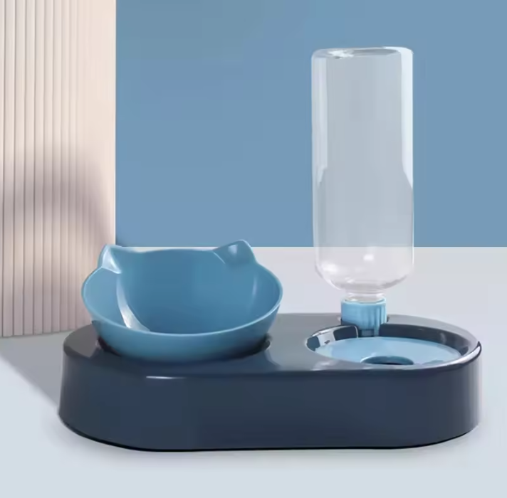 2-in-1 Pet Bowl Automatic Feeder