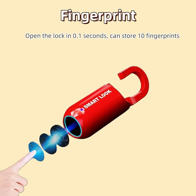Finger Scanner Padlock